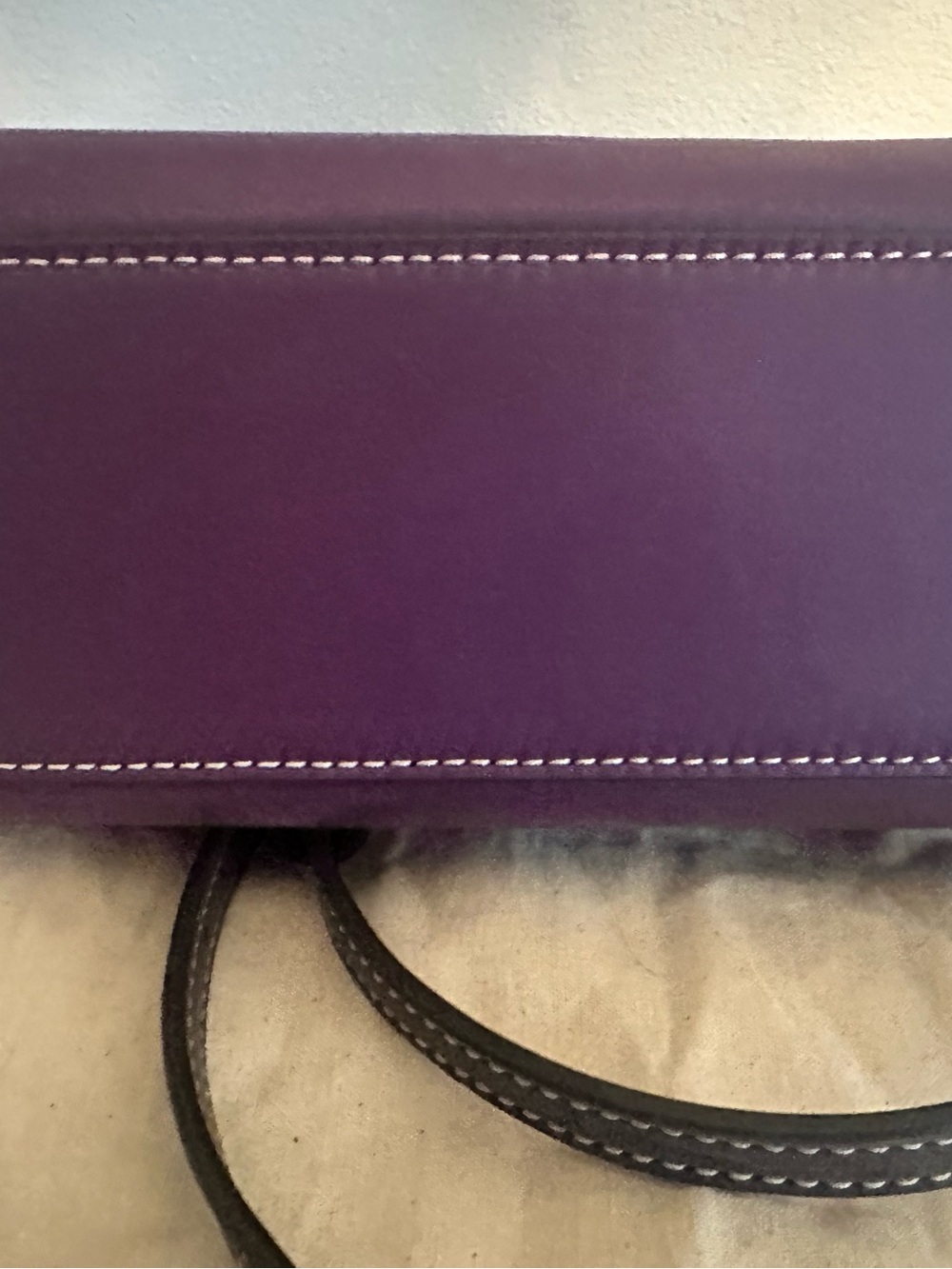 Tory Burch Lee Radizell petite double bag, purple - Picture 7 of 10